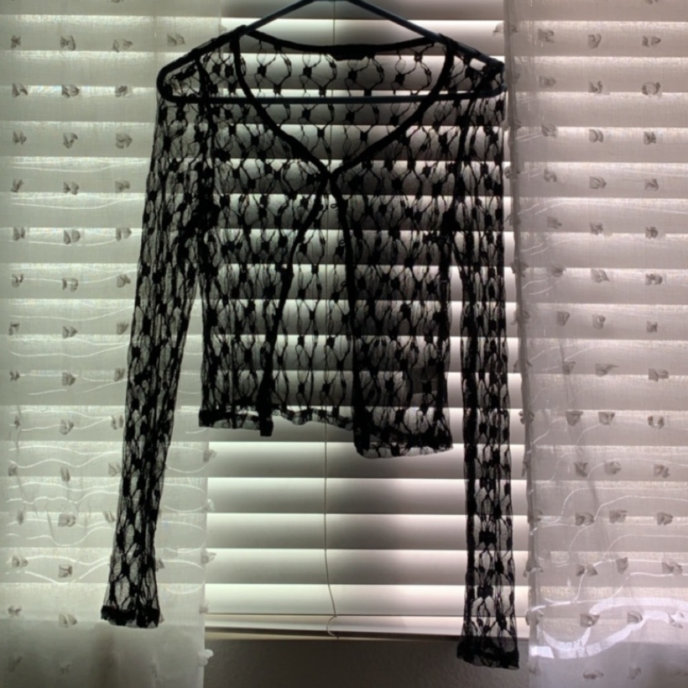 mesh blouse